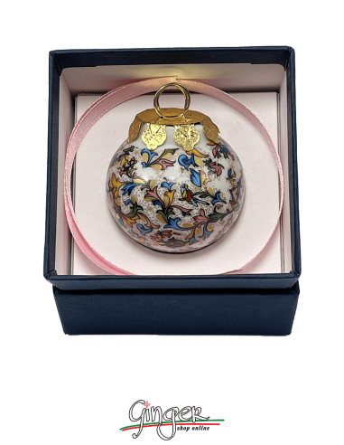 Christmas Ornaments: Florentine Paper Var. C - 3.14 in.