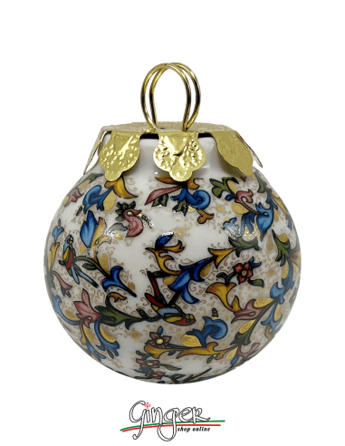 Christmas Ornaments: Florentine Paper Var. C - 3.14 in.