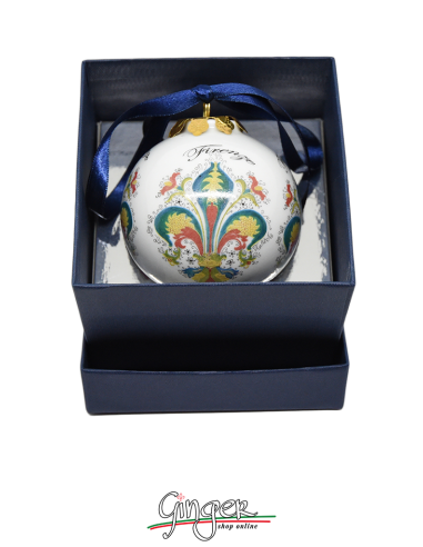 Christmas Ornaments: Green Lily - 3.14 in.