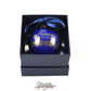 Deruta Ceramic 80 mm (3.15 in) – Florence Gold Profile – Blue – Terra d'Italia Collection