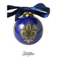 Deruta Ceramic 80 mm (3.15 in) - Florence Lily Gold - Blue - Terra d'Italia Collection