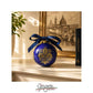 Deruta Ceramic 80 mm (3.15 in) - Florence Lily Gold - Blue - Terra d'Italia Collection