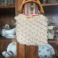 Crocodile stitch crochet bag