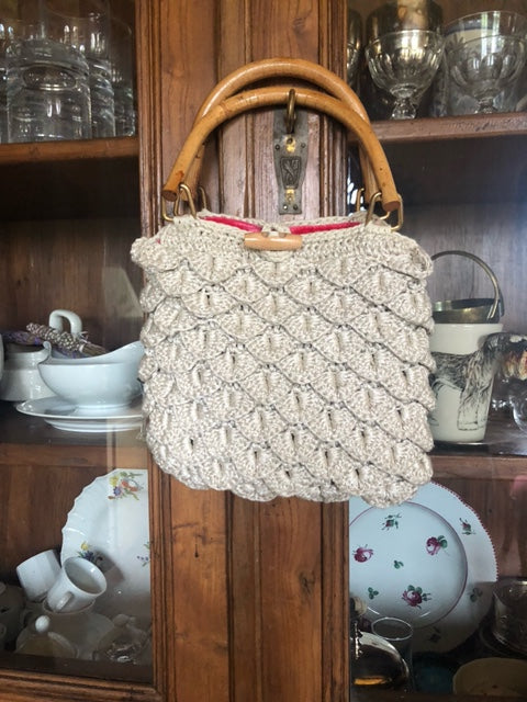 Crocodile stitch crochet bag