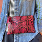 Fuxia Python Cross body bag