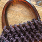 Brown mesh bag