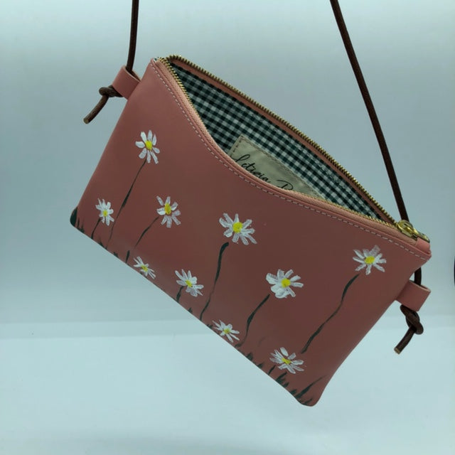 Hand painted Little crossbody bag