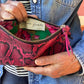 Fuxia Python Cross body bag