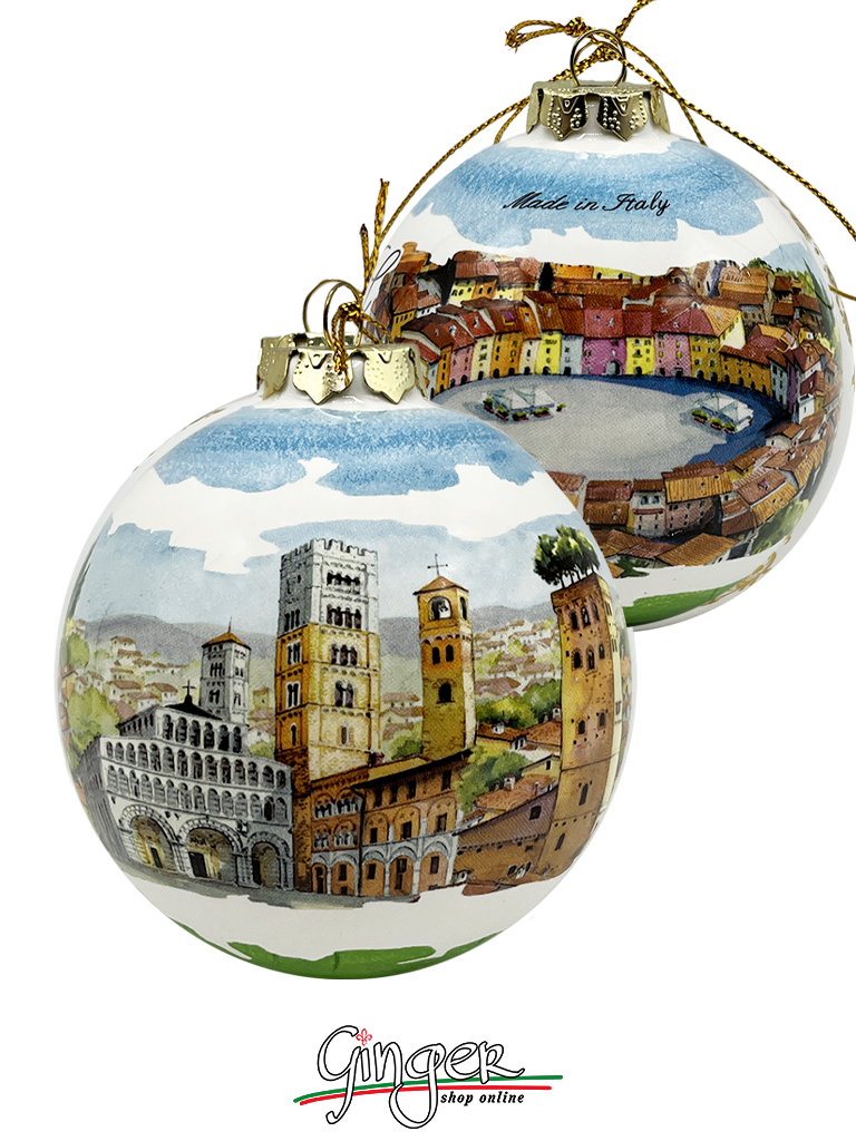 CHRISTMAS BALL Ceramic - Lucca