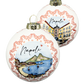 CHRISTMAS BALL Ceramic - Italian Cities: Naples