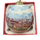 CHRISTMAS BALL Ceramic - View from Piazzale Michelangelo (Florence)