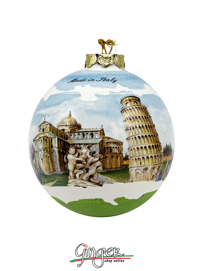 CHRISTMAS BALL Ceramic - Pisa
