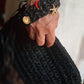 Black Fringed Clutch - One-of-a-Kind
