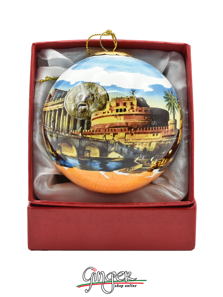 CHRISTMAS BALL Porcelain - Monuments of Rome