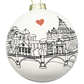 CHRISTMAS BALL Ceramic - Italian Cities: Rome