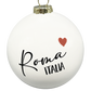 CHRISTMAS BALL Ceramic - Italian Cities: Rome