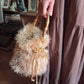 Gold Bamboo-Handled Bucket Bag - One-of-a-Kind