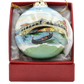 CHRISTMAS BALL Ceramic - Venice: Rialto Bridge and St. Mark's Square with Gondola