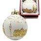 CHRISTMAS BALL Ceramic - Venice GOLD PROFILE