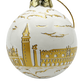 CHRISTMAS BALL Ceramic - Venice GOLD PROFILE