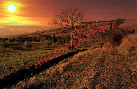 Paesaggio Val d'Orcia (Siena)