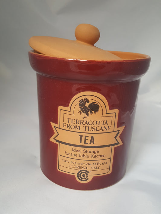 Tea Container with Terracotta Stopper