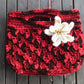 Wool crocheted bag