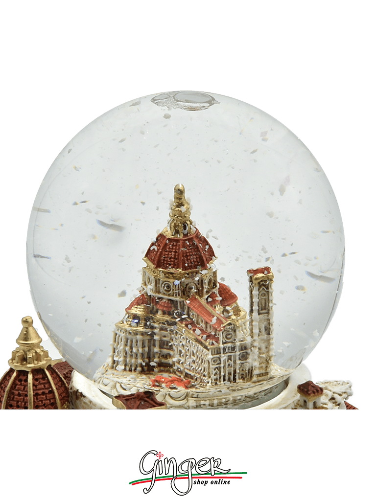 Glass ball or globe with snow - Florence and its monuments 