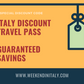 €200 Italy Discount Travel Pass